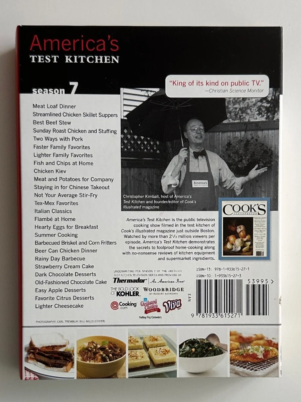 America’s Test Kitchen (ATK) Season 7 DVD Set - Used